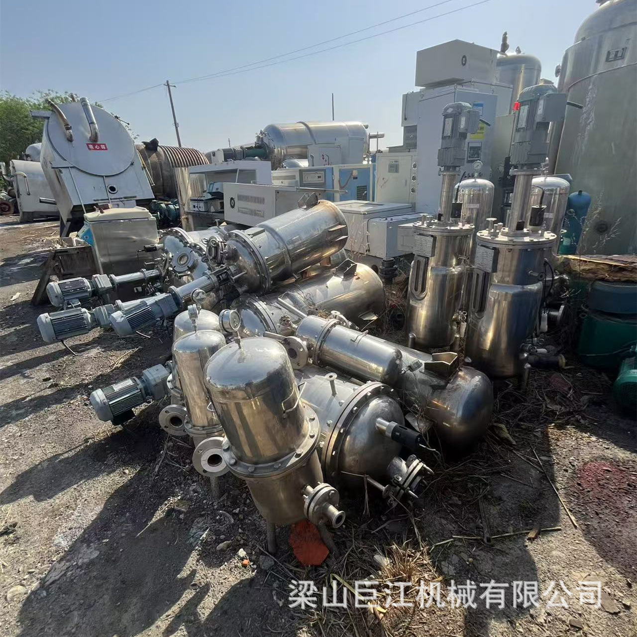 出售二手生物发酵罐 两联 三联发酵罐 不锈钢种子发酵罐设备