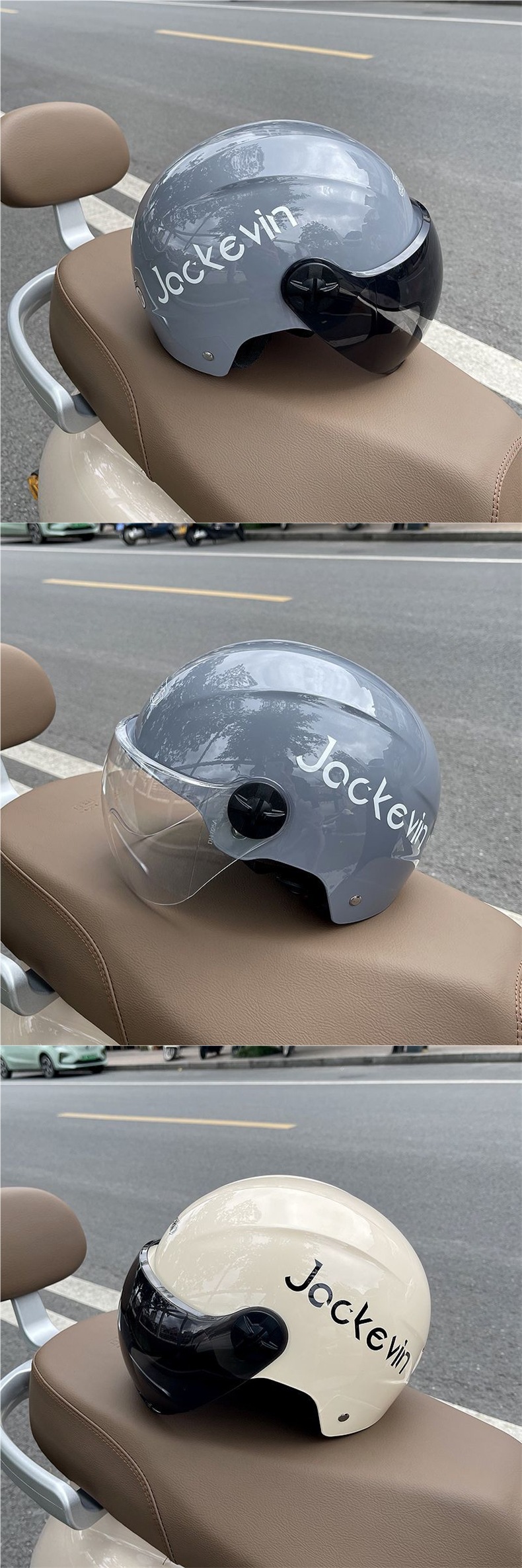 3C Certified Electric Motorcycle Helmet Summer Half Helmet