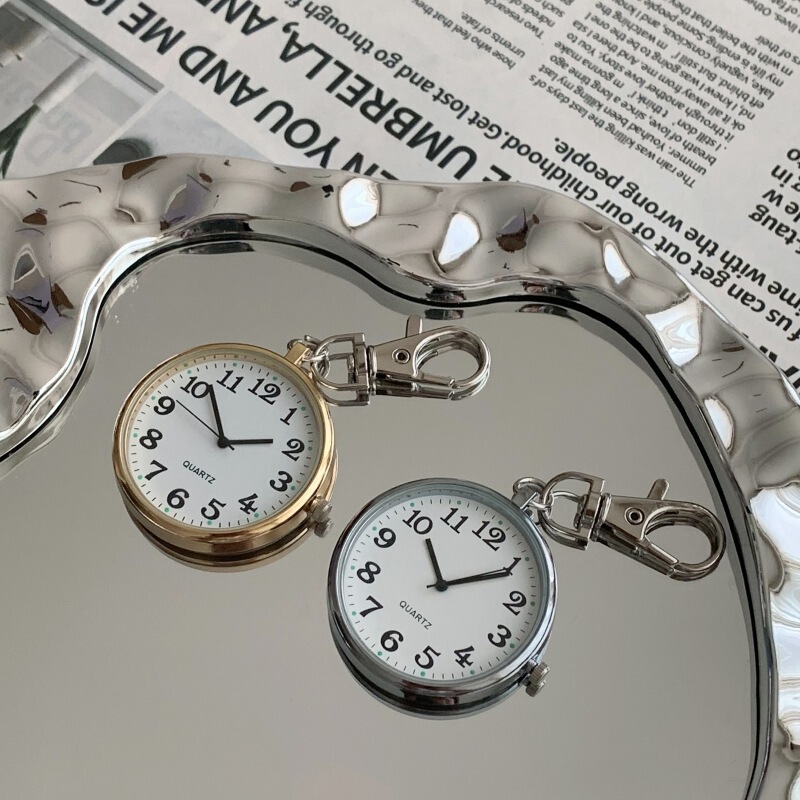Pocket Watch with Large Dial, Digital Watch for the Elderly, Student Exam-Specific Watch, Simple Universal Model, Keychain Watch, Factory Wholesale
