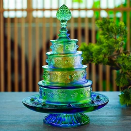 琉璃工艺品;香托/香盘;香炉