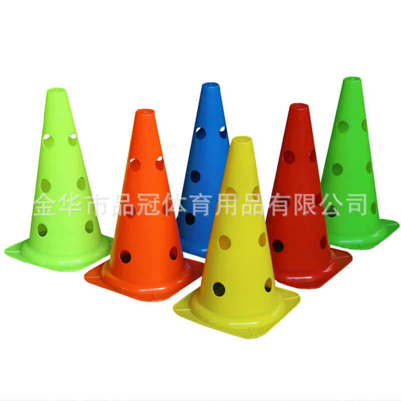 Logo cubo de entrenamiento de fútbol equipo obstáculo cubo de plástico tubo de helado engrosamiento 18/23/32/38/48cm cubo cónico