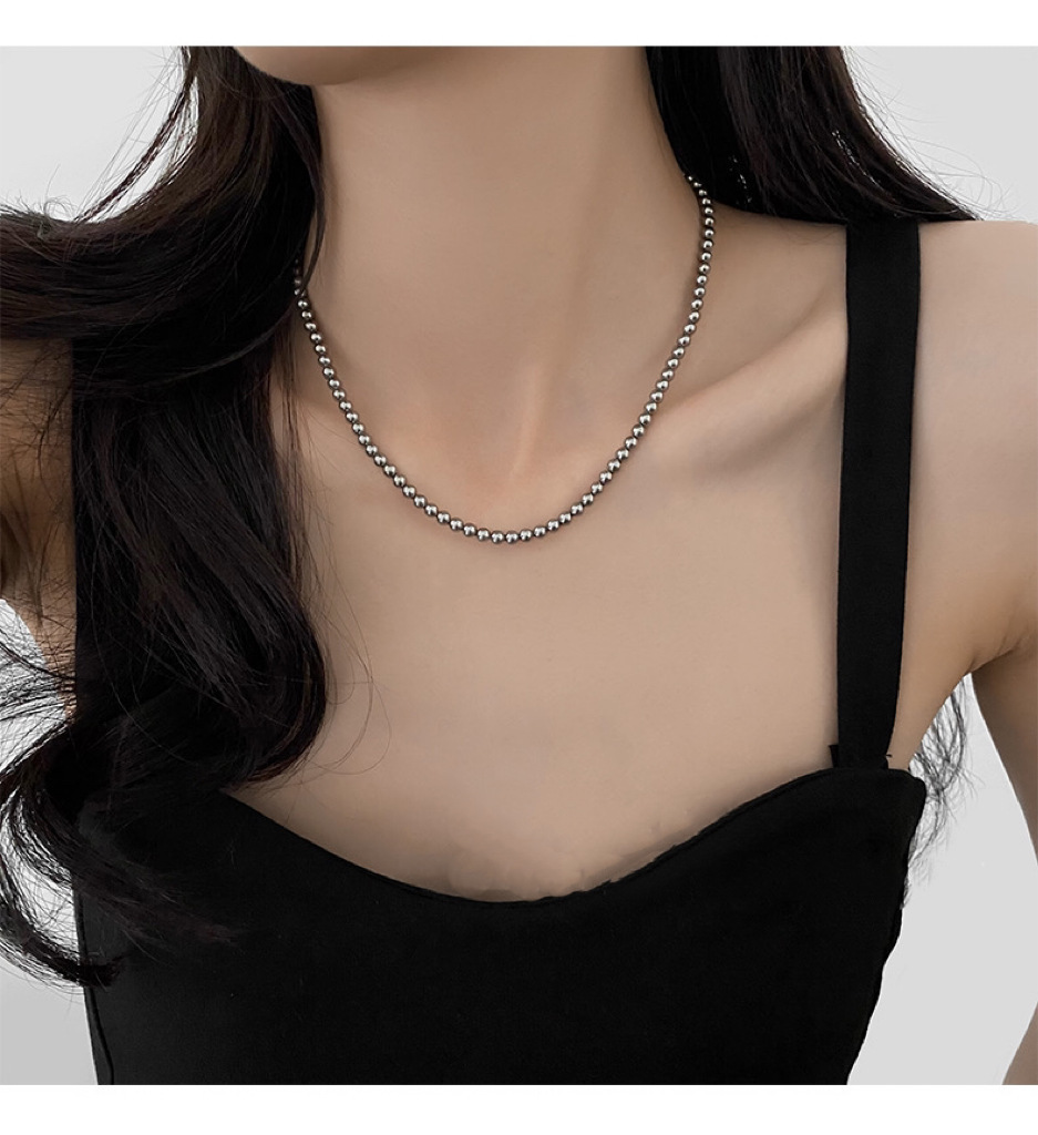 13g Weight Necklace Classification Artificial Pearls Chain Material 1 Piece Quantity Holiday, Daily Occasion 304 Stainless Steel, Artificial Pearl Material Geometric Pattern Women's Gender Beaded Design Elegant, Simple Style Style Elegant Simple Style Geometric 304 Stainless Steel Artificial Pearl Wholesale Necklace 10