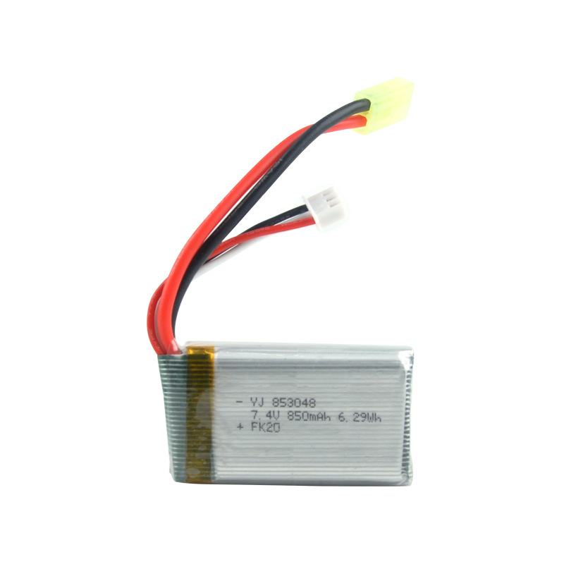 9300 1:18 remote control car brush version of the universal accessories 7.4v 850mAh soft package lithium battery