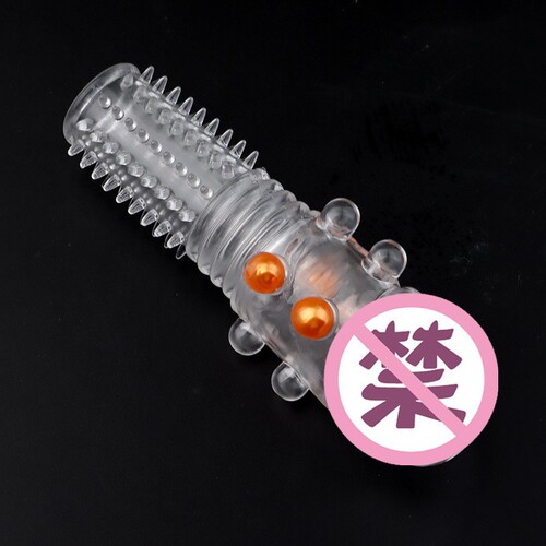 Crystal Dragon Ball Wolf Teeth Sleeve Sex Toy Copper Coin Sleeve Tight Adult Sex Toy Elephant Trunk Sleeve