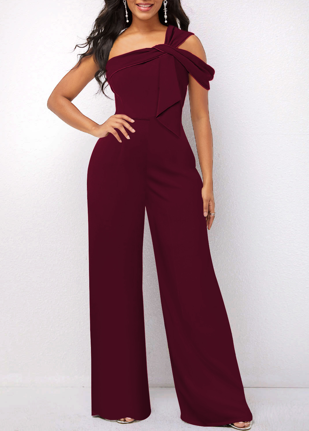 Women's Casual Holiday Date Bodysuits British Style Streetwear Solid Color Jumpsuits Casual Pants display picture 11