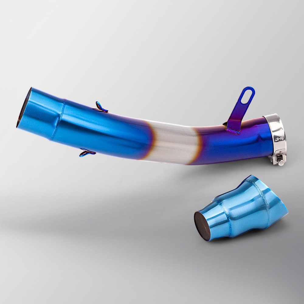 Motorcycle locomotive exhaust pipe modification CBR650R 650F stainless steel middle section 14-20 years non-destructive installation
