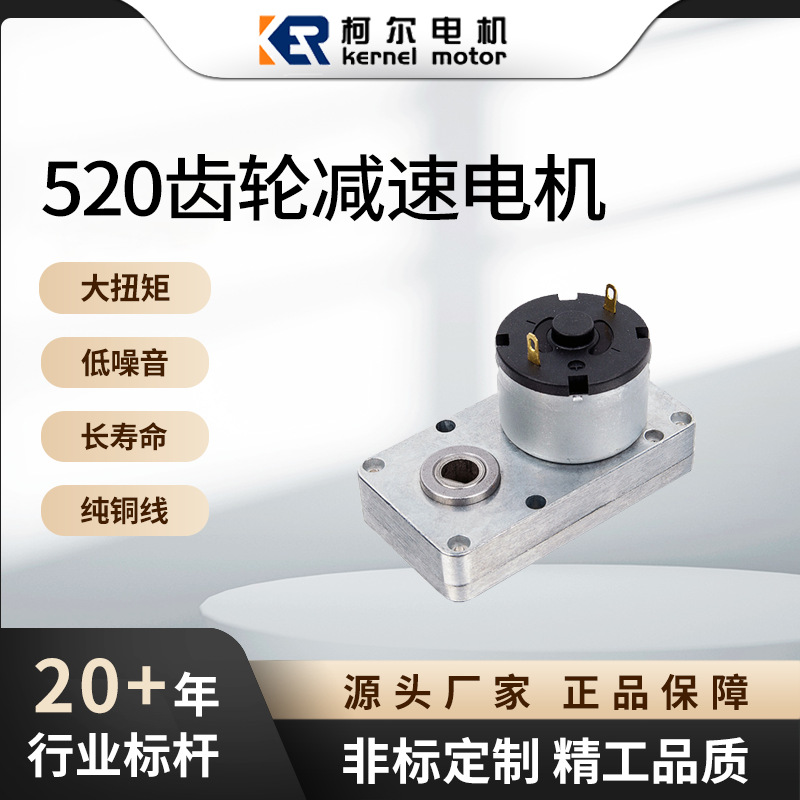 3870F520直流减速电机 智能锁机器人齿轮减速马达 指纹锁电机批发