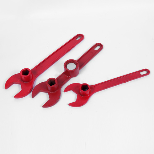 Fire hydrant-specific wrench—ideal for above-ground and underground fire hydrants, extra-thick design, compliant with national standards, and featuring a powerful magnetic attachment for universal use.