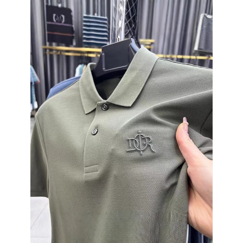 新しいメンズ半袖ポロシャツ夏カジュアル多用途ルーズ Tシャツ無地外国貿易トップトレンディ|undefined