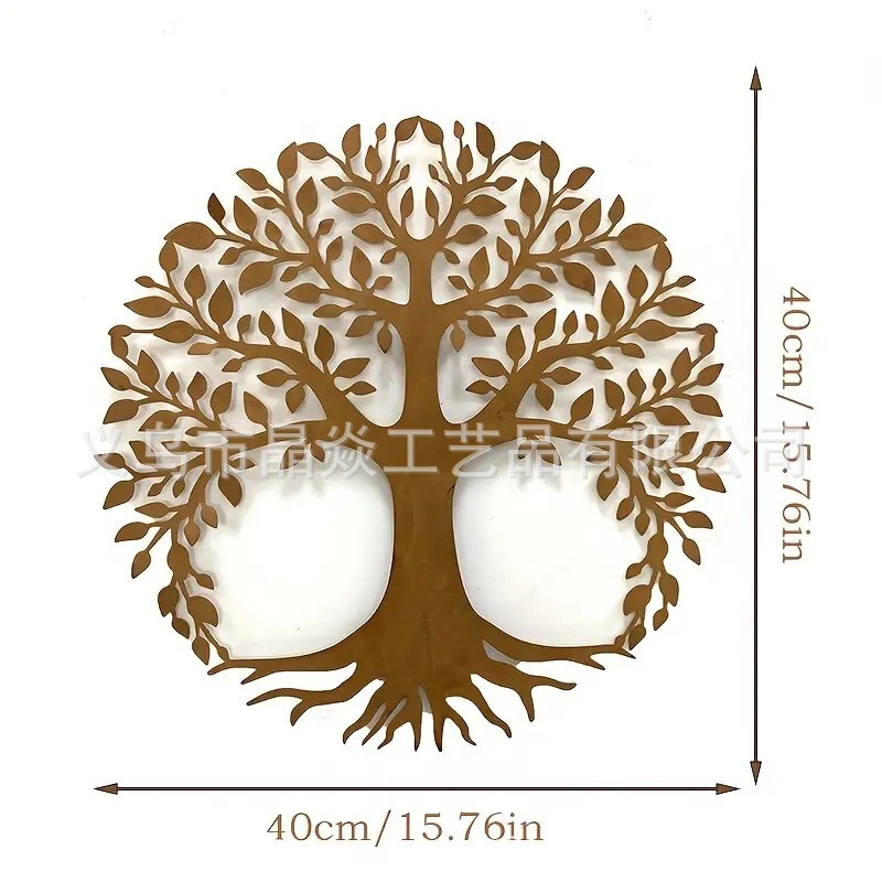 跨境爆款锈色金属插件创意壁饰花园装饰地插复古做旧铁艺剪影壁画|undefined