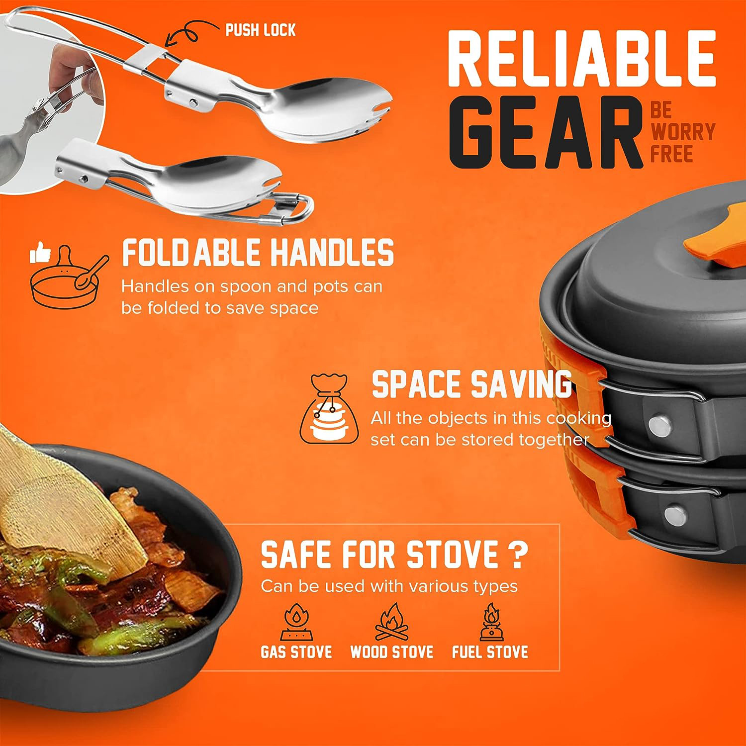 Camping Cookware Set 5