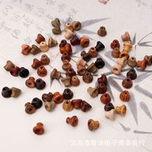 木质佛塔佛帽佛头DIY手工串珠配件木珠饰品三通佛珠配饰花瓶0.8