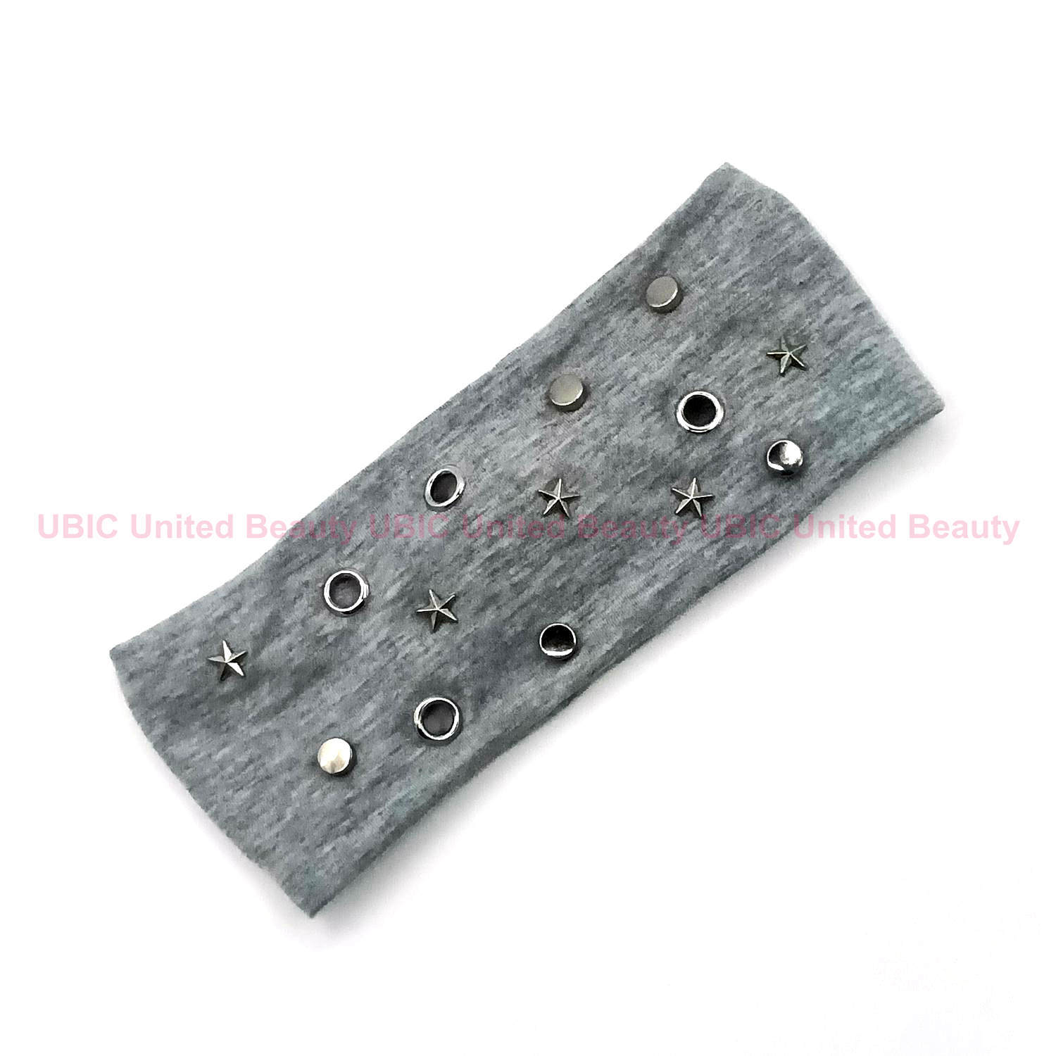 HW250604-45x8cm朋克风圆气眼五角星平面钉混搭弹