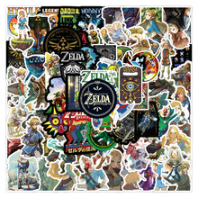 100张塞尔达传说游戏涂鸦贴纸手机滑板行李箱装饰防水贴画批发