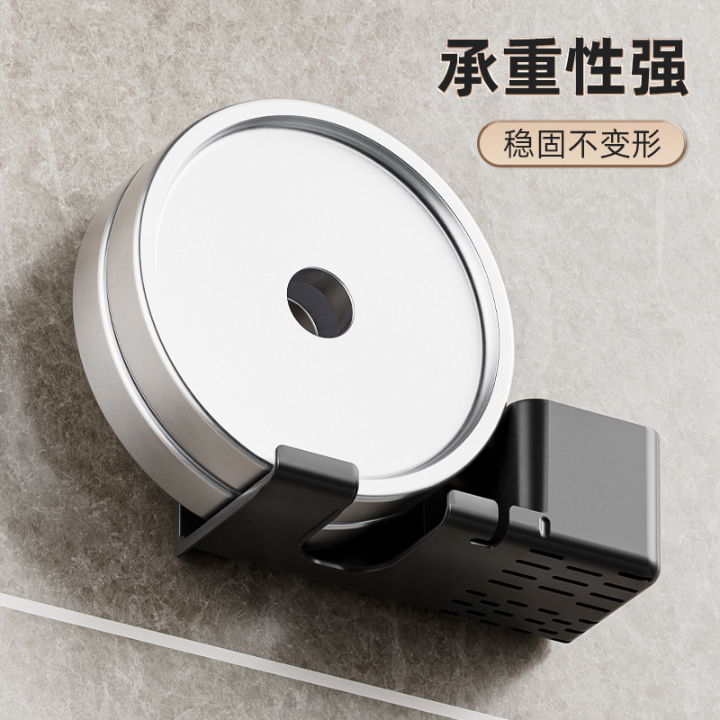 Personalizado Agregar texto Estante de secador de pelo sin perforación Estante de secador de pelo Soporte de secador de pelo Ventas directas de fábrica