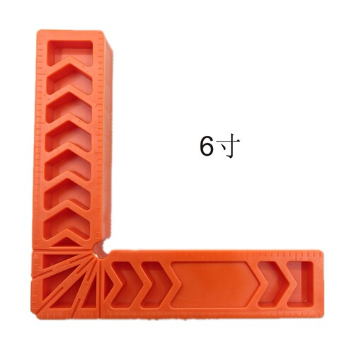 Right-angle positioning ruler 90-degree L-shaped angle ruler fixed locator plastic angle ruler woodworking marking auxiliary tool