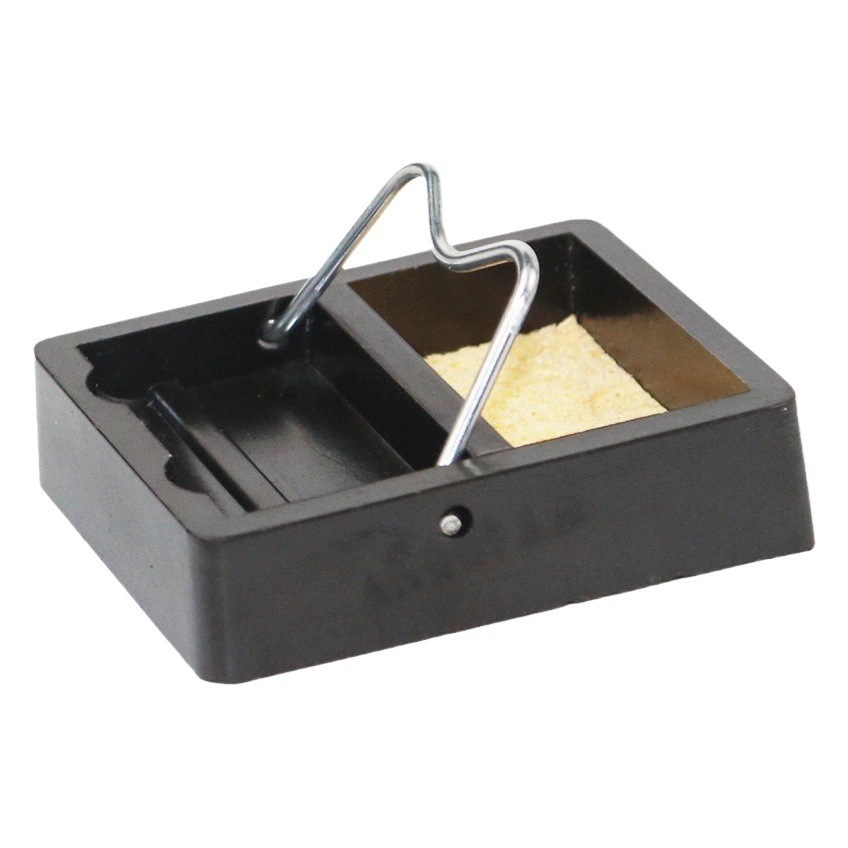 936 ручка паяльной станции мини стойка для паяльника простой один слот металлический паяльник губка деревянная стойка инструмент для ремонта