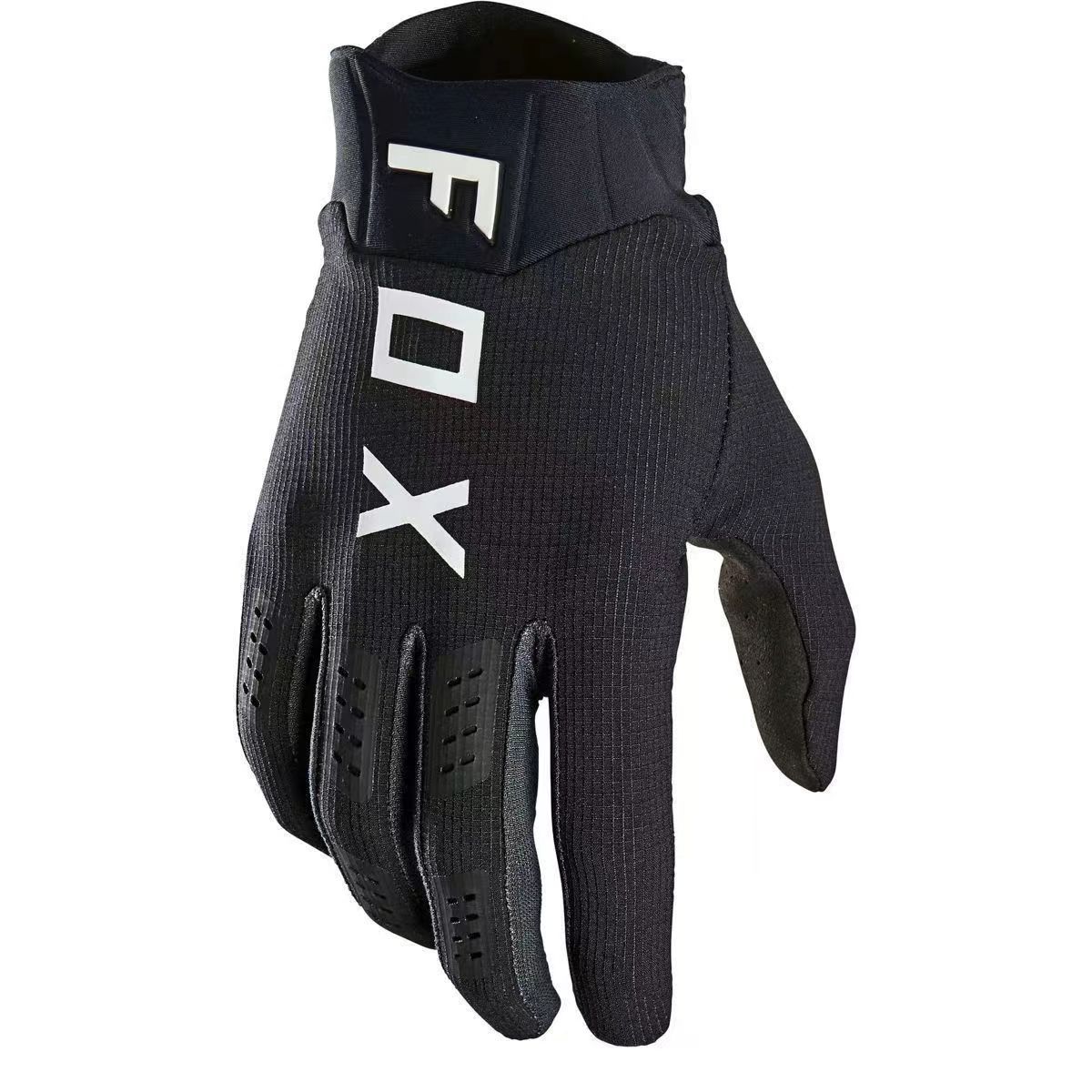 22 guantes coloridos para bicicleta de montaña, compatibles con pantallas táctiles, resistentes al desgaste, para montar en motocicletas todoterreno.