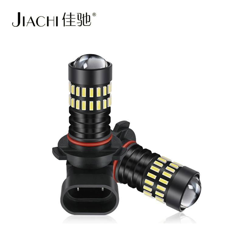 Трансграничная поставка Светодиодная лампа автомобильная противотуманная фара H10/9005/9006 аксессуары для модификации автомобиля 4014 лампа с линзами