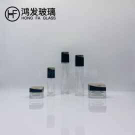 现货 莱利套装瓶 40ml100ml120ml压泵水乳精华分装瓶20g50g膏霜瓶