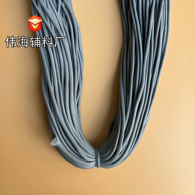 Woven decorations, 500 colors, 5mm, 6mm, drawstring, polyester