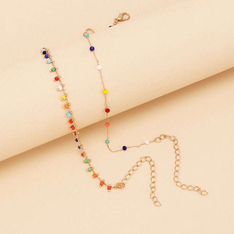 Multi-layer Color Miyuki Beads Bohemian Anklet Wholesale Nihaojewelry display picture 6