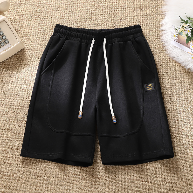 High-End Sports Shorts Men's Summer Loose Straight Casual Running Pants 2025 Trendyy Pure Color Outdoor Sports Pants