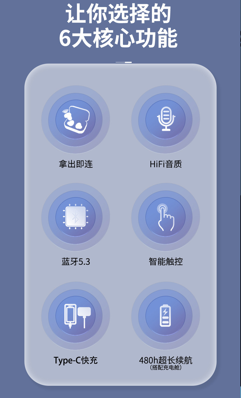 The new cross-border SK18 Bluetooth headphones are mini wireless sleep in-ear, small dual-ear call noise-cancelling, and universal for mobile phones pic 2