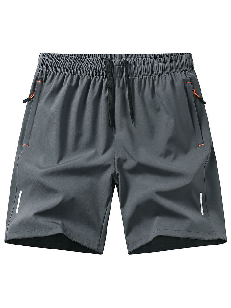 Pantalones Cortos Deportivos de Secado Rápido para Hombre S-3XL de Poliéster con Eficacia Fría y Transpirables