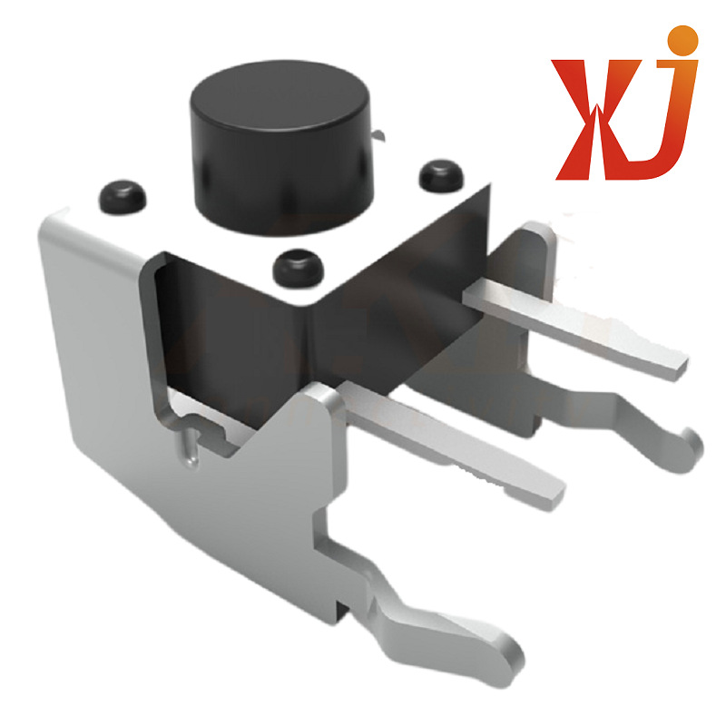 带支架轻触开关侧面  侧按轻触按键开关  批发支架轻触开关高H