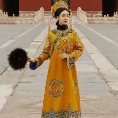 清朝皇帝吉服服装皇后故宫格格拍照写真小品旗服古装古代汉服套装