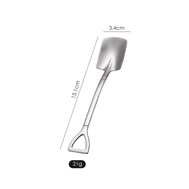 수박 스퀘어 스푼 (410 물 연마)-17g