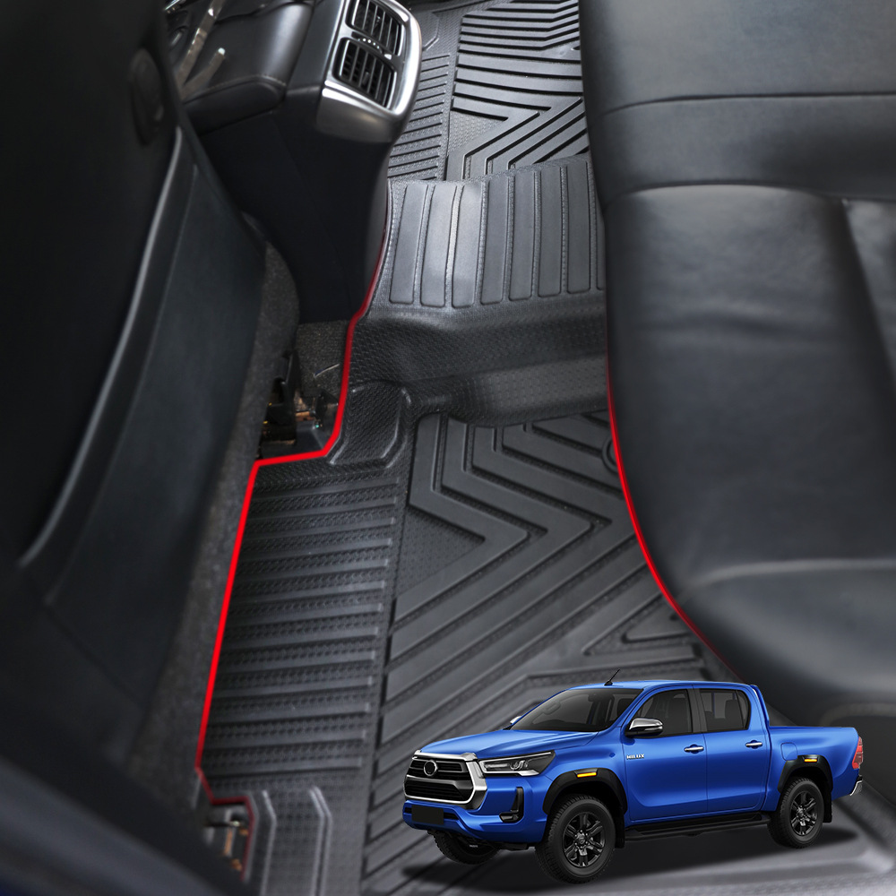 Adecuado para tapetes de inyección Toyota Hailax tapetes impermeables especiales Hilux RevoTpe Floor Mats