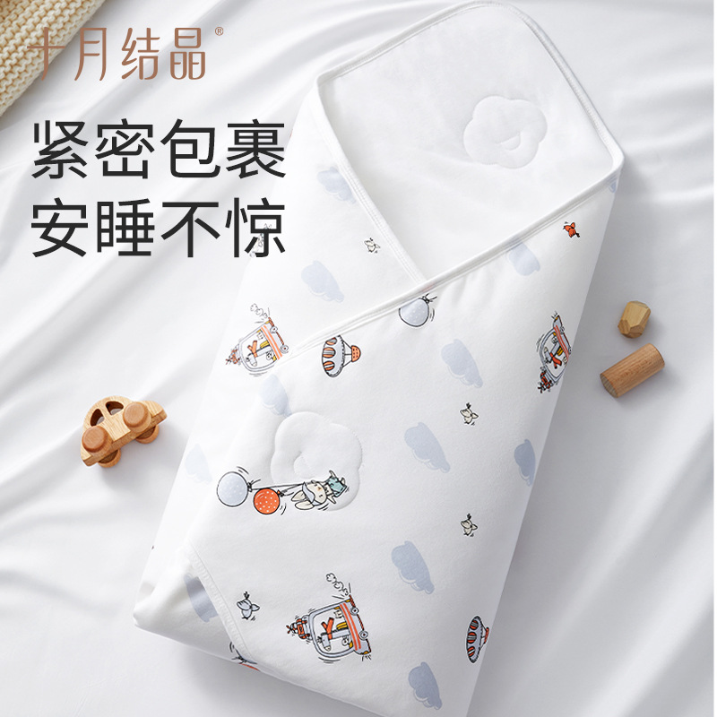 10 월 봄과 가을을 위한 결정화 베이비 팩 신생아 아기 팩 순면 가을과 겨울 가방 및 분만실 용품 이불