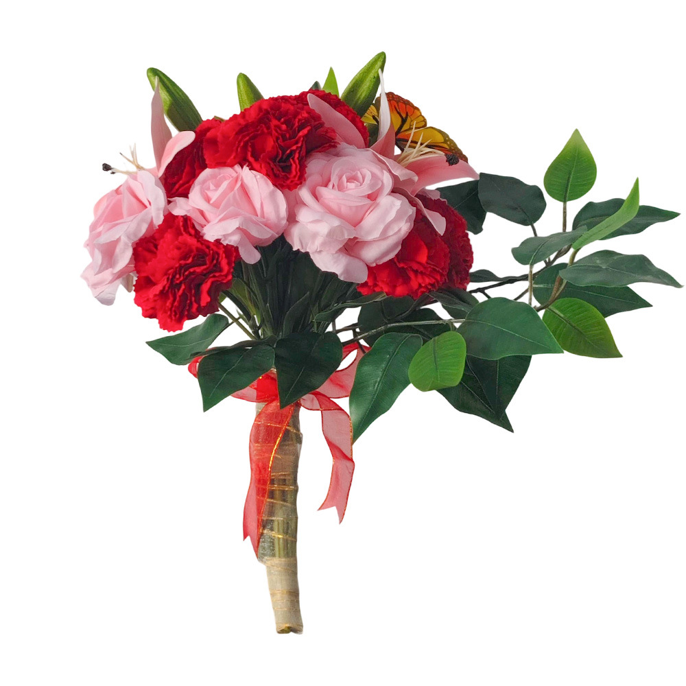 Lilium claveles colgantes de pared decoración puerta colgantes de mano flores decoración del hogar props de fotografía 2025 Amazon transfronterizo