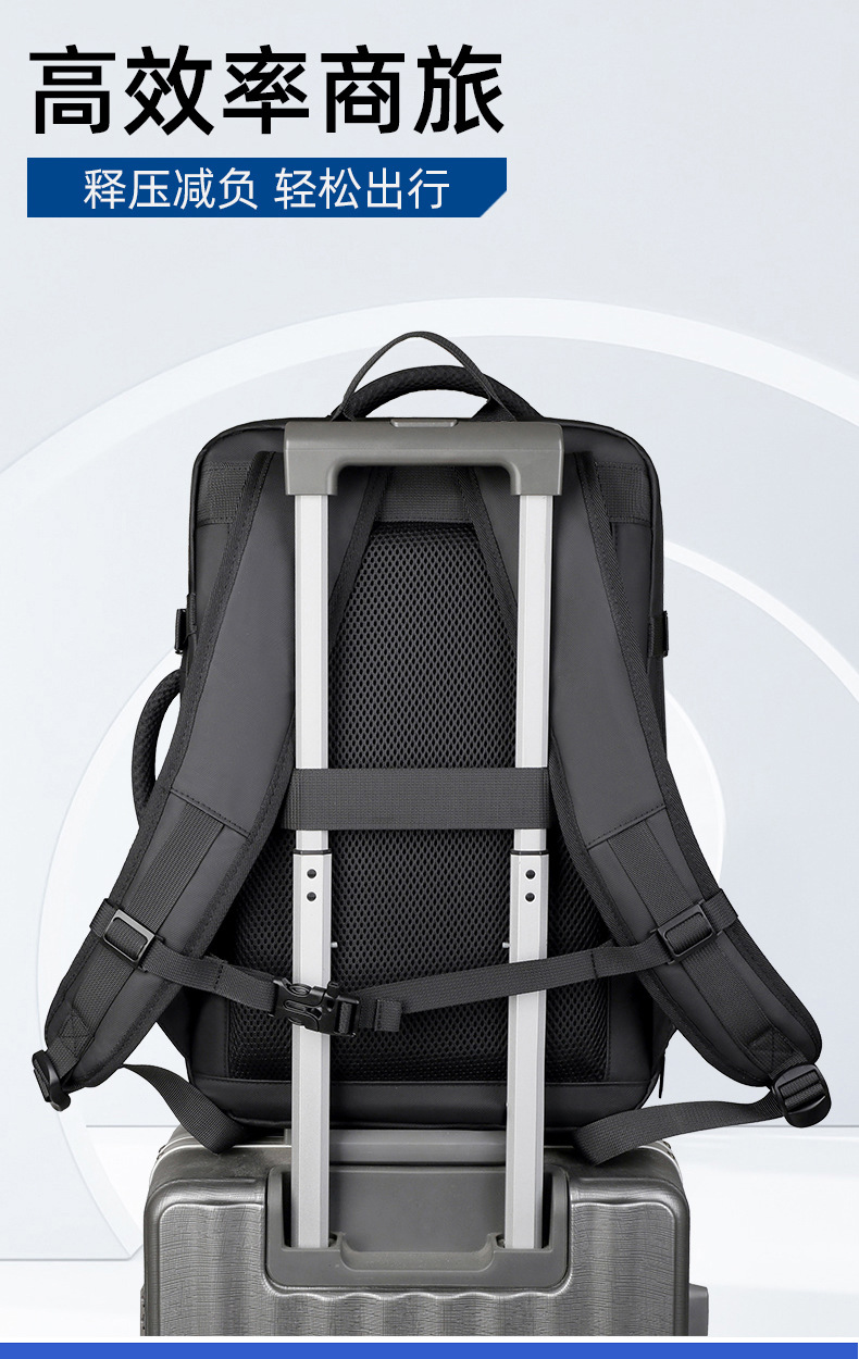 Men's travel backpack, women's new outdoor hiking bag, junior high school student schoolbag, large-capacity multi-functional large backpack undefined