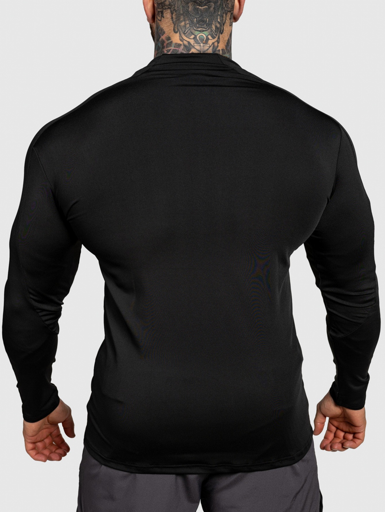 Men's Quick Drying Long Sleeve Cardigan Jacket Slim Fit Stretch Sports Fitness Base Layer Training Running Top Trendy Autumn_viptrois.com