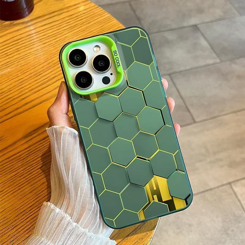 La nueva colmena fresca para iPhone 16 funda para teléfono móvil Apple 15promax/14 anti-caída 13pro12 Europa y América