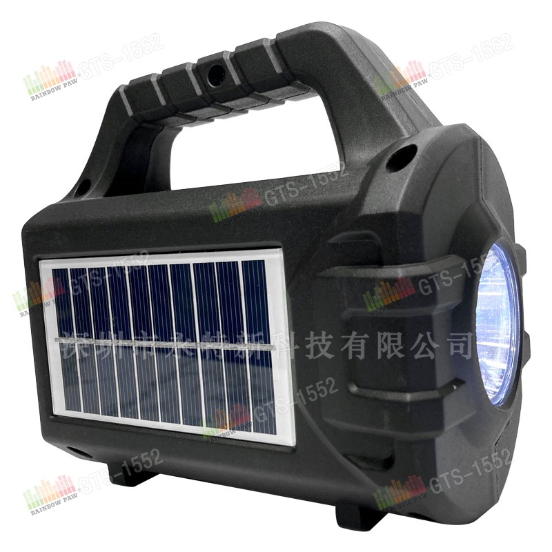 KTS GTS-1552 linterna solar con altavoz Bluetooth de 3 pulgadas, venta al por mayor directa de fábrica