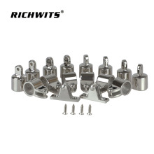 RICHWITS  不锈钢滑套滑帽山形座四折组合 游艇遮阳棚配件 四弯套