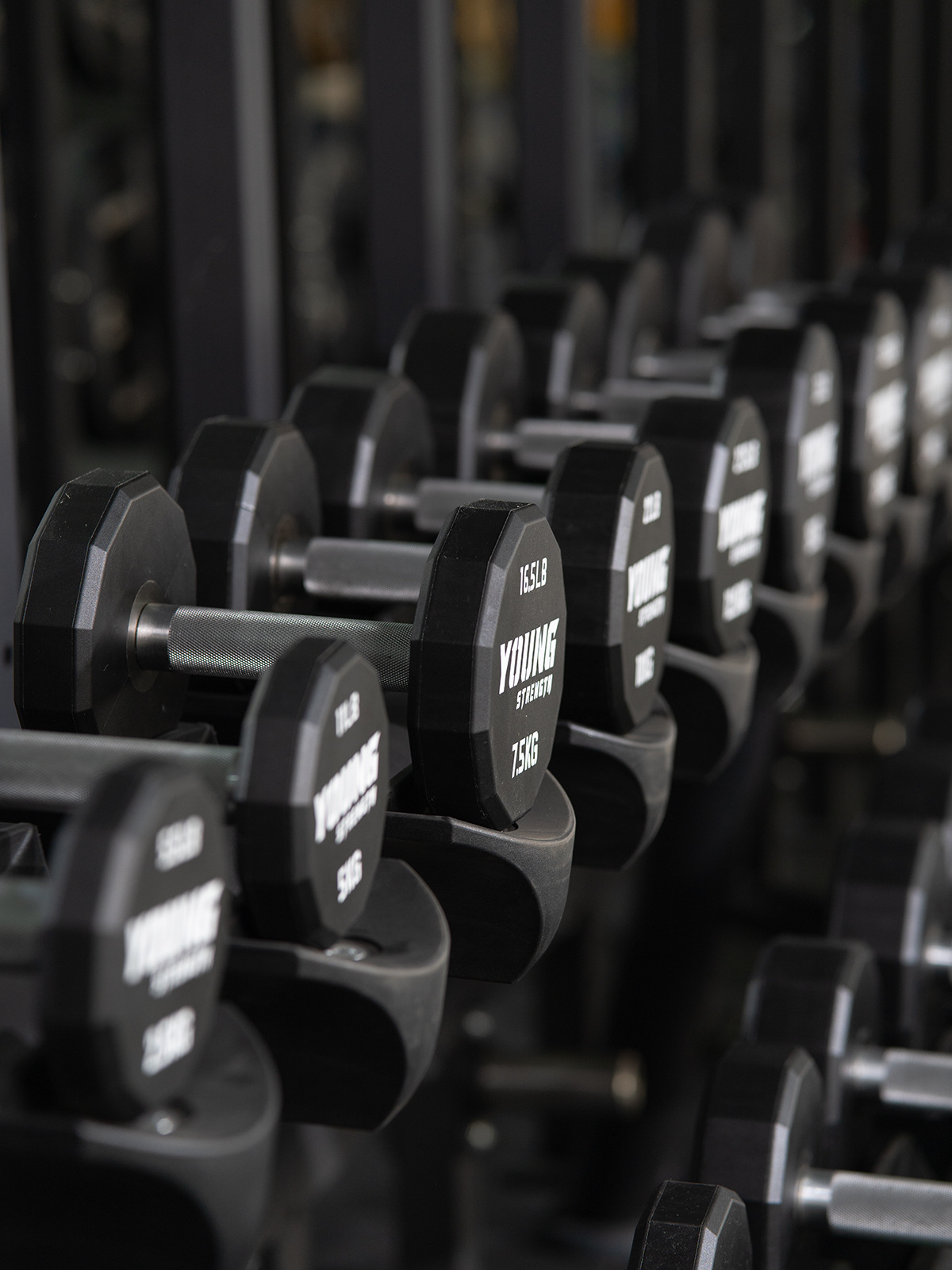 12-Sided Precision Steel Rubber-Coated Dumbbell CPU Polyurethane Fitness Gym Commercial Set Odorless Eco-Friendly Men's Home Use