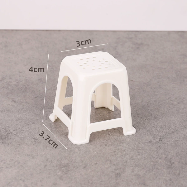 White stool chair