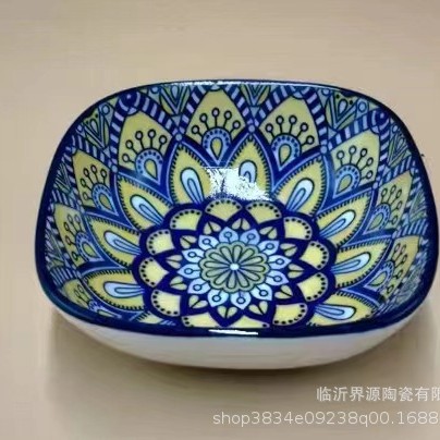 4 인치 사각형 맛 요리, 200 상자