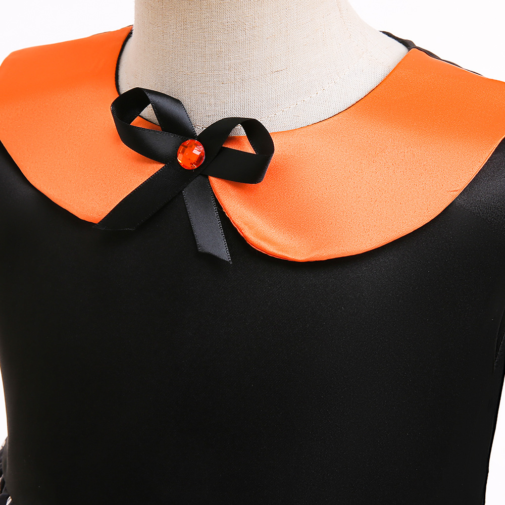 橙色万圣演出服