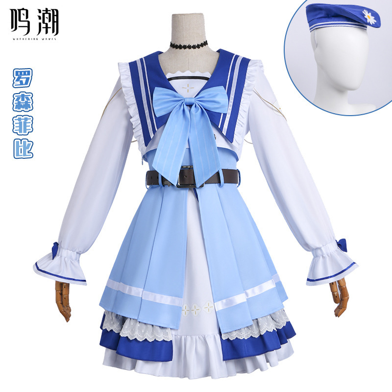 鸣潮菲比cos服 二次元角色扮演服鸣潮罗森菲比cosplay游戏动漫服|undefined