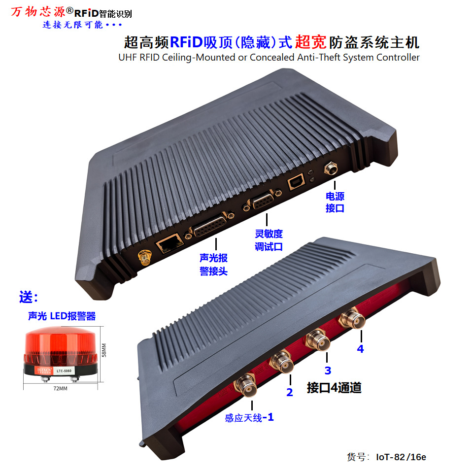 Library Anti-Theft Alarm Bookstore Archive Reading Room Clothing Store Anti-Theft Nursing Home Ceiling Sensor