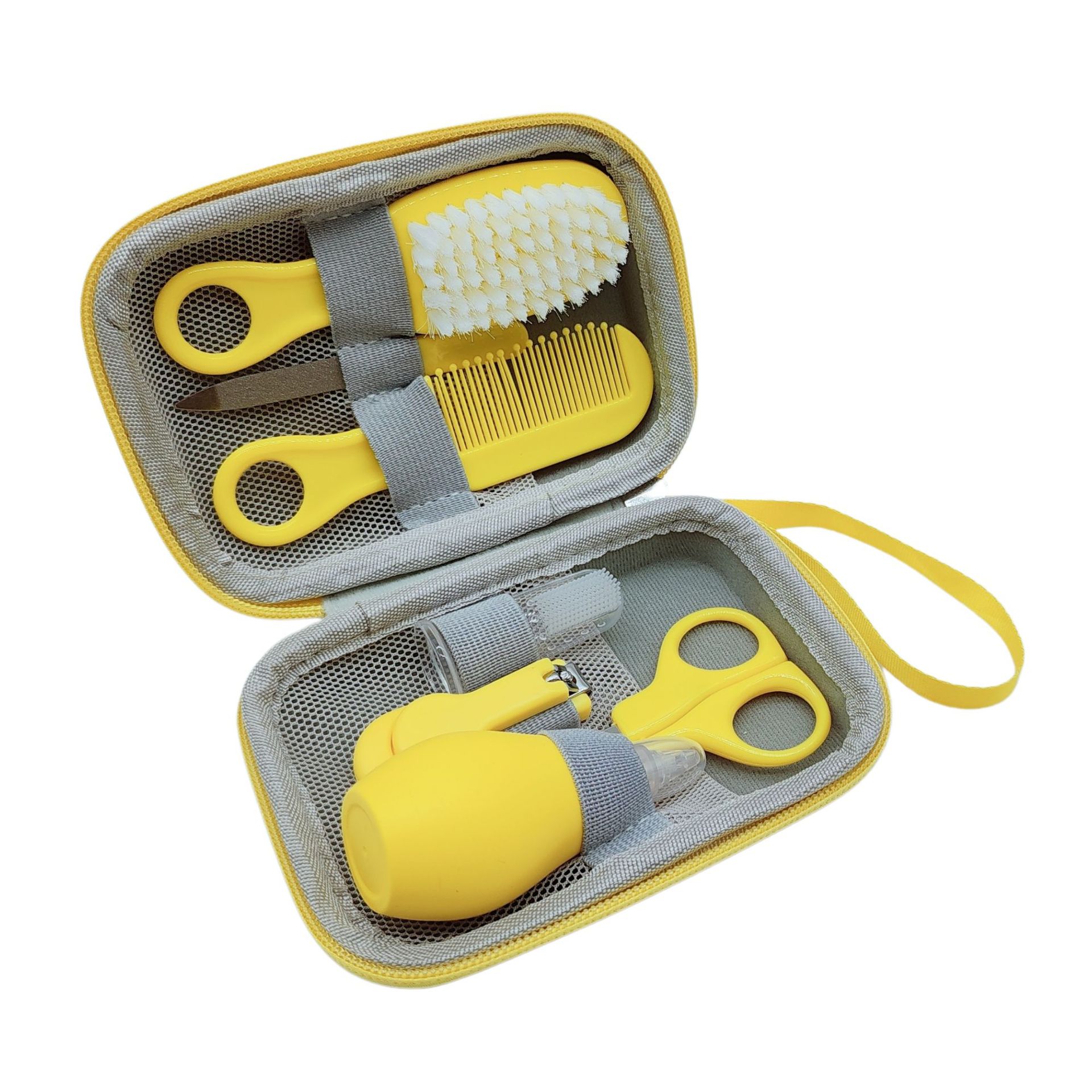 Nuevo cuidado infantil 8 unidades traje infantil cortaúñas nariz clip medicina alimentador diario Lavado y cuidado