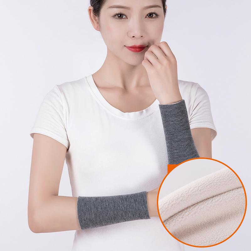 肘プロテクター、男女兼用、冬用、裏起毛、厚手、腕プロテクター、関節保護、防寒、手首、腕、肘の保護カバー、滑り止め