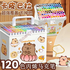 新款马克笔儿童无毒可水洗水彩笔套装不透色幼儿园小学生美术专用