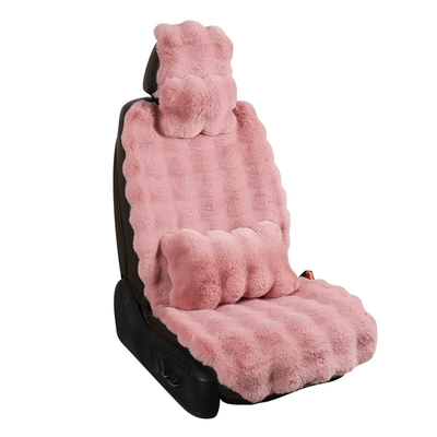 Seat Cushion Winter Rabbit Fur Plush, Wool pad
